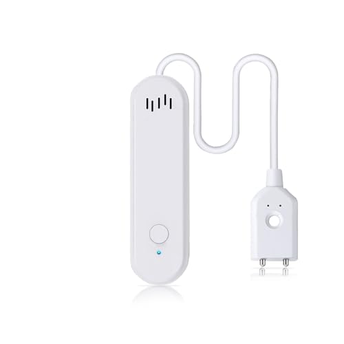 Image of amiciSense Water Leakage Sensor, WIFI Water Level Detector with 80dB Loud Alarm and SmartLife Mobile App Compatible