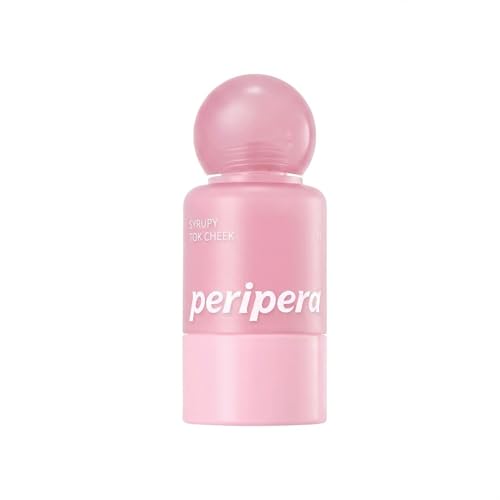 Image of PERIPERA SYRUPY TOK CHEEK Liquid Blush| Dewy Finish with Long-Lasting Hydration, Buildable & Blendable Color, Natural Glow for Cheeks, Safe for Sensitive Skin (11 FOGGY BERRY)