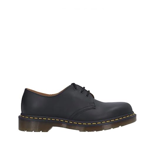 Dr. Martens Men's 1461 3 Eye Shoe,Black Nappa,7 UK/8 M US