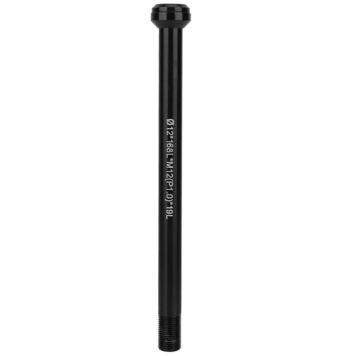 Cyrank Bike Rear Fork Thru Axle, Bicycle Front Rear Fork Thru Axle Skewer Bike Repair Replacement for 142 * 12 Thread 1.0