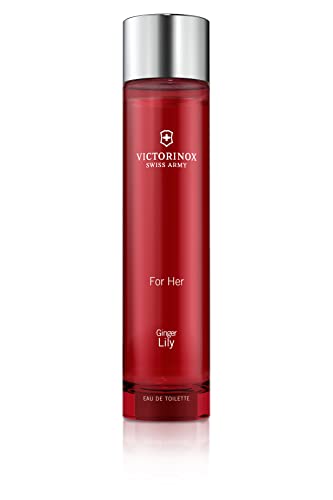 Victorinox Swiss Army For Her Ginger Lily, V0001298 Eau de Toilette perfumy z imbirem i konwalią, świeże i orzeźwiające, wegańskie, 100 ml, V0001298