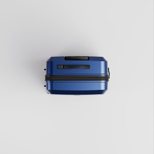 Image of Check-in Combo (Large - 75cm and Medium - 65cm) Trolley Bag & Free Backpack, Built-in Digital Weighing Scale, Cup Holder, 8 Smooth Wheels, ABS Hooks, PC Hard-Shell (Checkin Combo, Indigo)