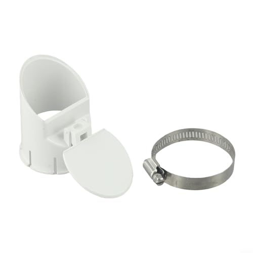 Prevención eficaz de olores con esta tapa de tubo de drenaje de PVC, complemento perfecto para tu configuración de drenaje al aire libre (50 mm)
