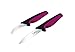 JATA Hogar HACC4507 Coltelli da Cucina Set 2 Coltelli Essential Pelapatate e Punta Acciaio Inox Manico Ergonico Lavabile Lavastoviglie Linea Azabache immagine