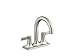 Kohler 28124-4K-BN Venza Bathroom Sink Faucet, 1.0 gpm, Vibrant Brushed Nickel