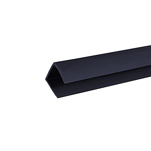 Catral Perfil Remate PVC U 2.06 Negro