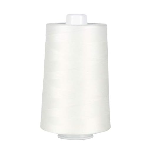 Superior Threads Omni 40-Weight Polyester Sewing Quilting Thread Cone 6000 Yard (Natural White)