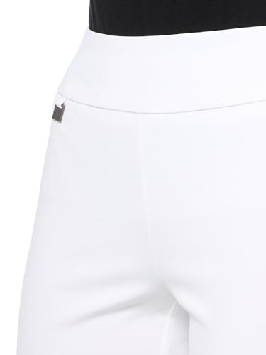 SLIM-SATION Wide Band Elastic Waist Pull On Flare Leg Pant3