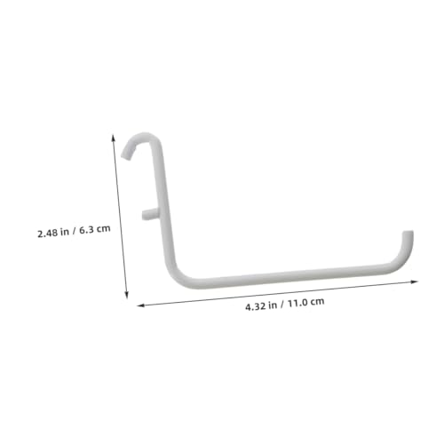 GLEAVI 4pcs Metal Paint Bracket Hooks Pegboard Tool Hangers Storage Organizer Wall Mount Home DIY