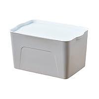 Amazon.co.jp: 収納ボックス プラスチック 杏色 44.5×30.5×25cm