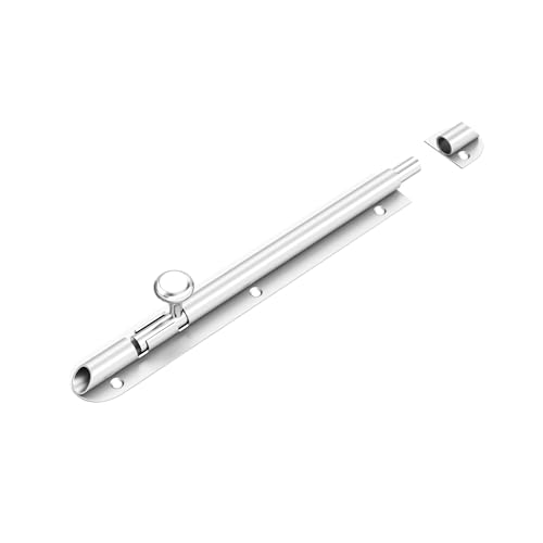 Image of LAPO 8 Inch Tower Bolt for Kitchen, Bedroom, Bathroom & Windows, Heavy-Duty Aluminium Chitakni Set with Screws (Matt Finish, Pack of 1)
