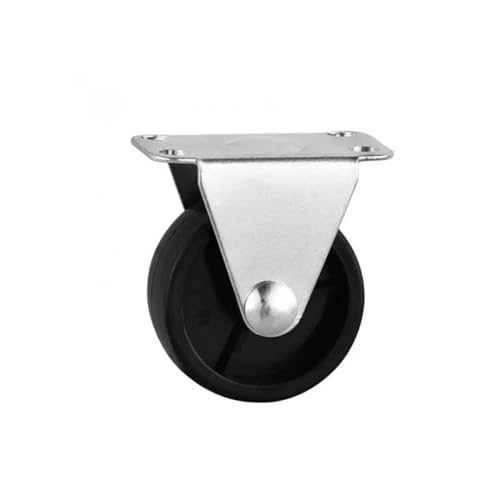 Roulette PP noire 40mm galet de tiroir fixe pour petite étagère plastique