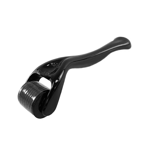 Derma Roller Microneedling Roller for Face – 0.25mm, (Black)