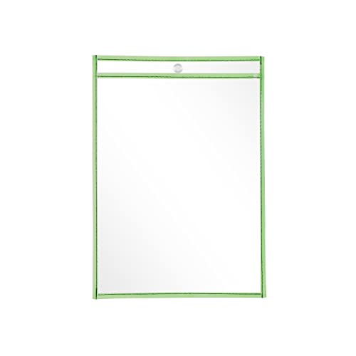 Pacon Dry Erase Pockets, 5 Assorted Neon Colors, 9" x 12", 10 Pockets - Image 8