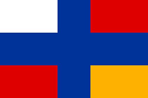 Drapeau Russie-Arménie grand format paysage pour célébrations - 2