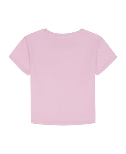 Image of Lucky Brand Girl's Short Sleeve Graphic T-Shirt, Tagless Cotton Tee with Fun Designs