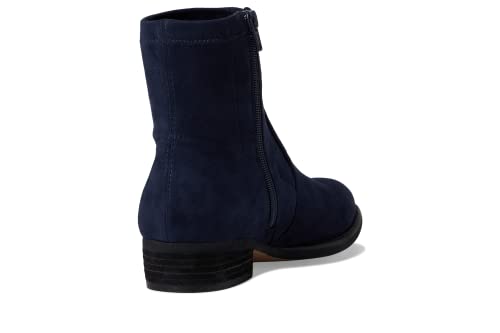 Image of VANELi Womens Henson Round Toe Zippered Casual Boots Ankle Low Heel 1-2 inch - Black