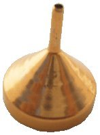 OliaDesign Small Metal Funnels for Refillable Refilling Empty Perfume Bottles and Atomizers Set of 6, 3 Gold and 3 Silver