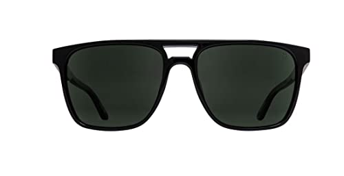 Spy Optic Czar Sunglasses Soft Matte Black w/Happy Gray Green Polarized Lens + Case2