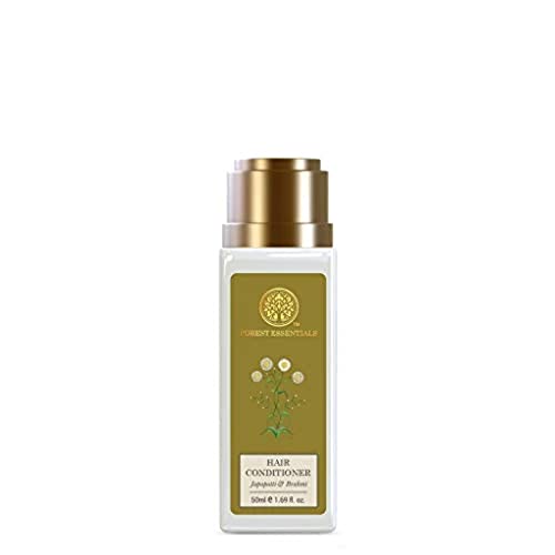 Image of Forest Essentials Hair Conditioner Japapatti & Brahmi | Ayurvedic Hair Conditioner | Nourishing Natural Conditioner for Dry, Frizzy & Chemically Treated Hair | For Women & Men | Travel Size