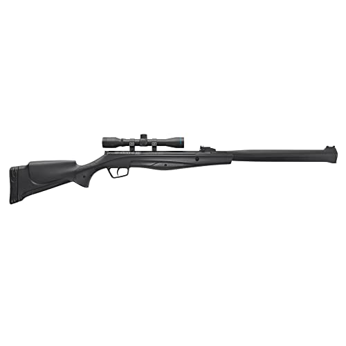 Stoeger S4000-E Airgun - .22 Caliber - Black Synthetic with Fiber-Optic Sights