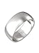 Produktbild Fly Style Breiter Edelstahl Bandring - Herren Damen Daumenring - Hochwertiger Verlobungs- und Ehering, Ring Grösse:19.1 mm, Oberfläche:10mm Matt
