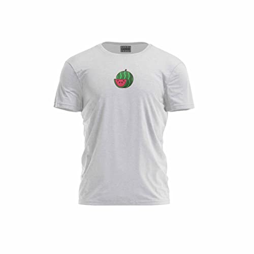 T-Shirt Bdtsgi-100400 Gris L Homme anti-déformation col rond