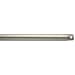 Kichler 360002NI Accessory Fan Down Rod 24-Inch, Brushed Nickel