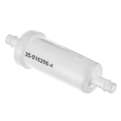 Quicksilver 816296Q2 Marine Engine Inline Fuel Filter with Barbs for 5/16 (8mm) Fuel Lines