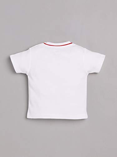 Image of BABY GO Baby Boys & Baby Girls Cotton Clothing Set | Newborn Infant T-Shirt & Shorts Combo | Soft Breathable Summer Outfit | Cute Printed Top with Elastic Waist Shorts | Casual Daily Wear Set