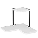 Stabile Regale: Perfekte Kombination von Holzbrettern und pulverbeschichteten Metallbrackets, die leicht und robust genug sind, um Ihre Sammlerstücke,kleine Pflanzen, Bücher, Bilderrahmen und vieles mehr aufzunehmen