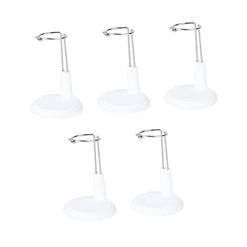 Kisangel 5Pcs Portable Doll Stand and Wire Support for Dolls for Home and Store Display Smooth Edges for Safety and Organization