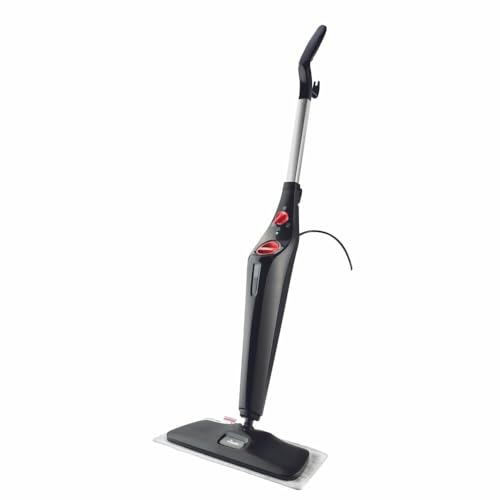 Vileda Steam Dampfreiniger Plus XXL 1550 W Schwarz Rot Bodenplatte 40 cm