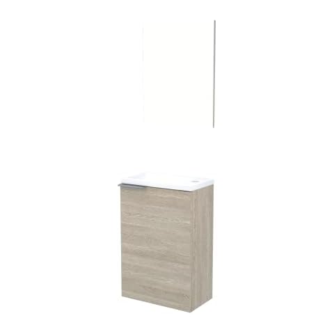 Armario de Baño Compact con Espejo y Lavabo Cover