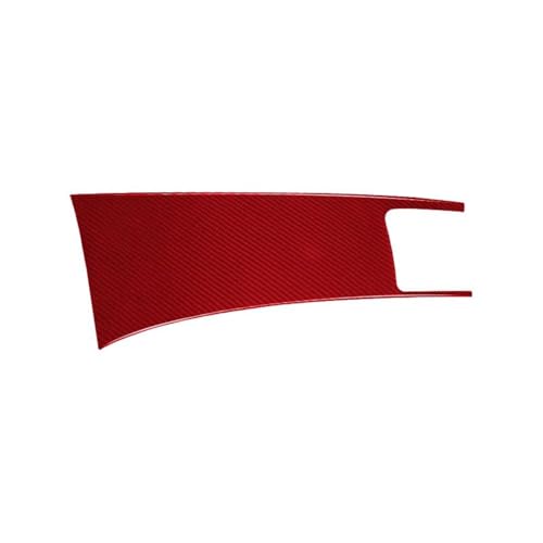 Autocollant de tableau de bord en vraie fibre de carbone rouge pour Azera 2006-2011