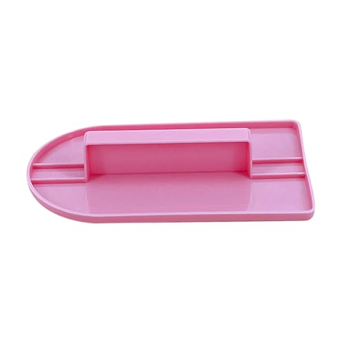 1 Piece Fondant and Icing Smoother Fondant Smoothing Tool Cake Scraper Smoother Cake Icing Trowel Cake Icing Smoother Cake Polisher for Cakes Decorating, 5.7 x 3.1 Inches, Pink