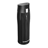 ★ BOTELLA DE AGUA DE ACERO INOXIDABLE 18/10 - No confíes más en las botellas de agua de plástico baratas o en las botellas acero inoxidable de calidad inferior que se oxidan fácilmente. Nuestras botellas agua están hechas de acero inoxidable de grado médico que no contiene BPA y nunca absorben los olores, para que puedas consumir agua limpia todos los días. El diseño de aislamiento al vacío de doble capa garantiza que tus bebidas favoritas se mantengan frías hasta 24h o calientes hasta 12h.