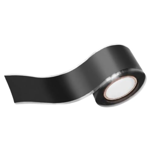 ELEOUTI Cinta Selladora Autoadhesiva para Tuberías Resistente a Alta Presión y Temperatura 30 M Silicona Negra Cinta de Reparación para Juntas y Fugas en Fontanería