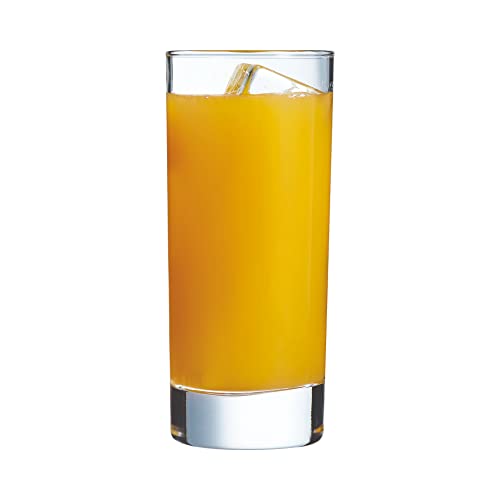 Arcoroc - Kollektion Island – 6 Gläser hoch 29 cl aus Glas – Professioneller Einsatz – ideal für Longdrinks – verstärkte Verpackung