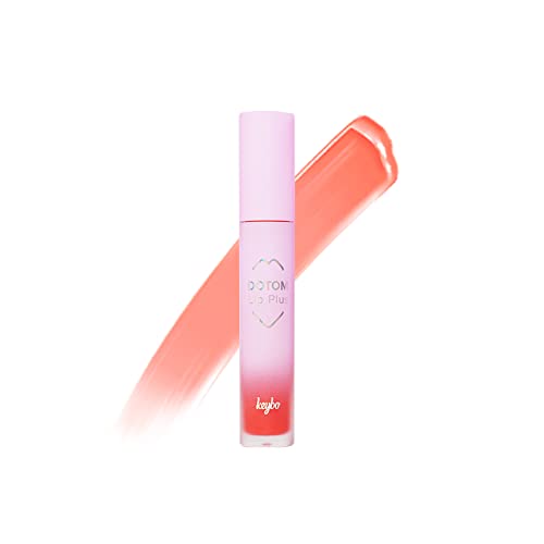 Image of KEYBO Lip Plumper Dotom Lip Plus 16 Colors, 3 Steps Extreme Plumping Clear Lip Gloss by Essence Lip Care Oil & 16 Color Tints from Korean Makeup (33. GM-Grapefruit Tea)