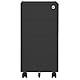 vidaXL Aktenschrank mit Rollen Rollcontainer Bürocontainer Schubladenschrank Büroschrank Stahlschrank Metallschrank Schrank Anthrazit 30x45x59cm Stahl