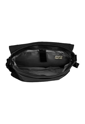 Sac à bandoulière homme camel active grand format Traces noir