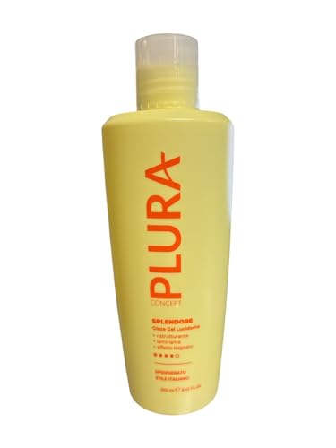Plura Splendore Glaze Gel Forte per Capelli Semi Di Lino, 250ml