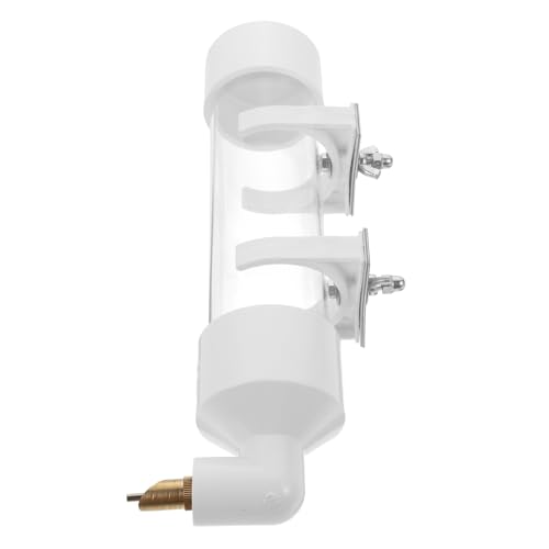 ANDRESLAD Dispensador de Agua Automático para Pájaros Modelo Grande Transparente Biberón Colgante Gran Capacidad Comedero Práctico para Periquitos Canarios y Cacatúas Adecuado para