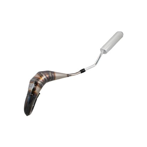 Impianto di scarico Evok Iron Pipe con omologazione Shorty Silenziatore saldato a mano, Inox/Alluminio per CPI SM 50 08-13