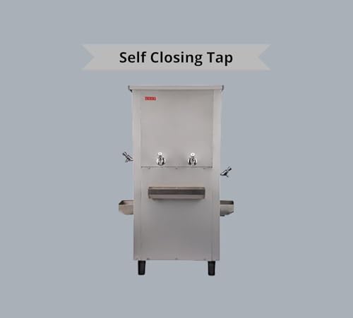 Image of Water Tap Push Cock for Bathroom Accessories, Kitchen, Tap for Wash Basin (Chrome Finished /Silver)|Push Bib Cock| Cooler Tap Foam Flow, Rust Resistant
