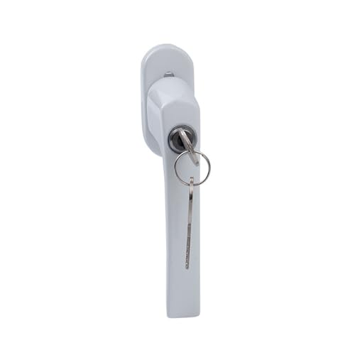 Poignée de porte de balcon en alliage d'aluminium verrouillable pack de 2
