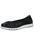 Obermaterial aus Echtleder CAPRICE Damen Ballerina 9-9-22163-20 814 H-Weite