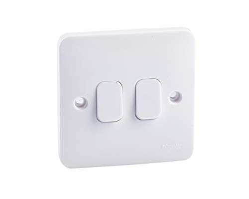 Interruptor doble Schneider Electric Lisse para solucionar el control de dos luces en pasillos 1