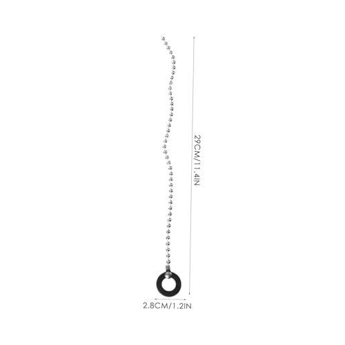Cadena de extensión para platillos ibasenice 3 piezas, accesorio metálico para prolongar sonido, fácil instalación para bateristas miniatura 3